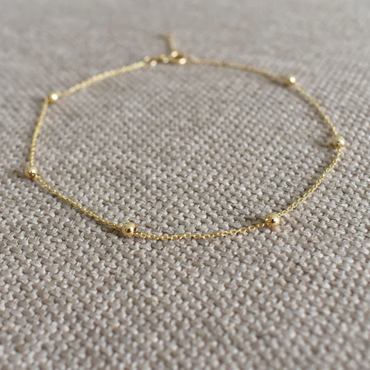 Minimilistic Balls Anklet