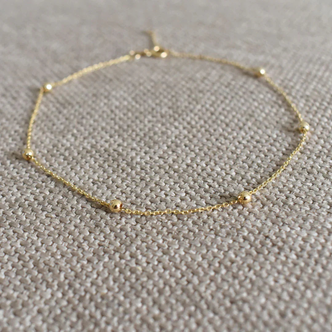 Minimilistic Balls Anklet