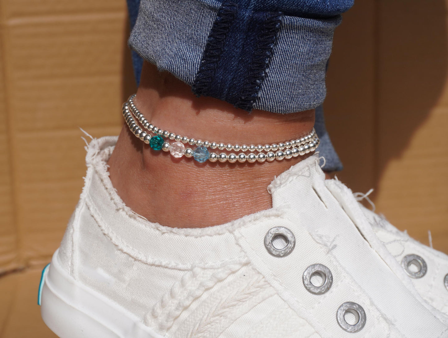Birthstone Anklet