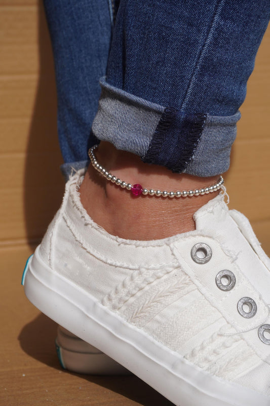 Birthstone Anklet
